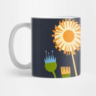 Geometrical colorful flowers Mug